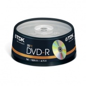  DVD-R 4.7Gb Cake Box 25 . (TDK) 16x