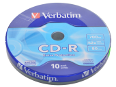  CD-R 700 Mb Bulk 10 . (Verbatim) 52x