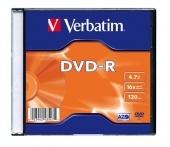  DVD-R 4.7Gb Slim Case 1 . (Verbatim) 16x